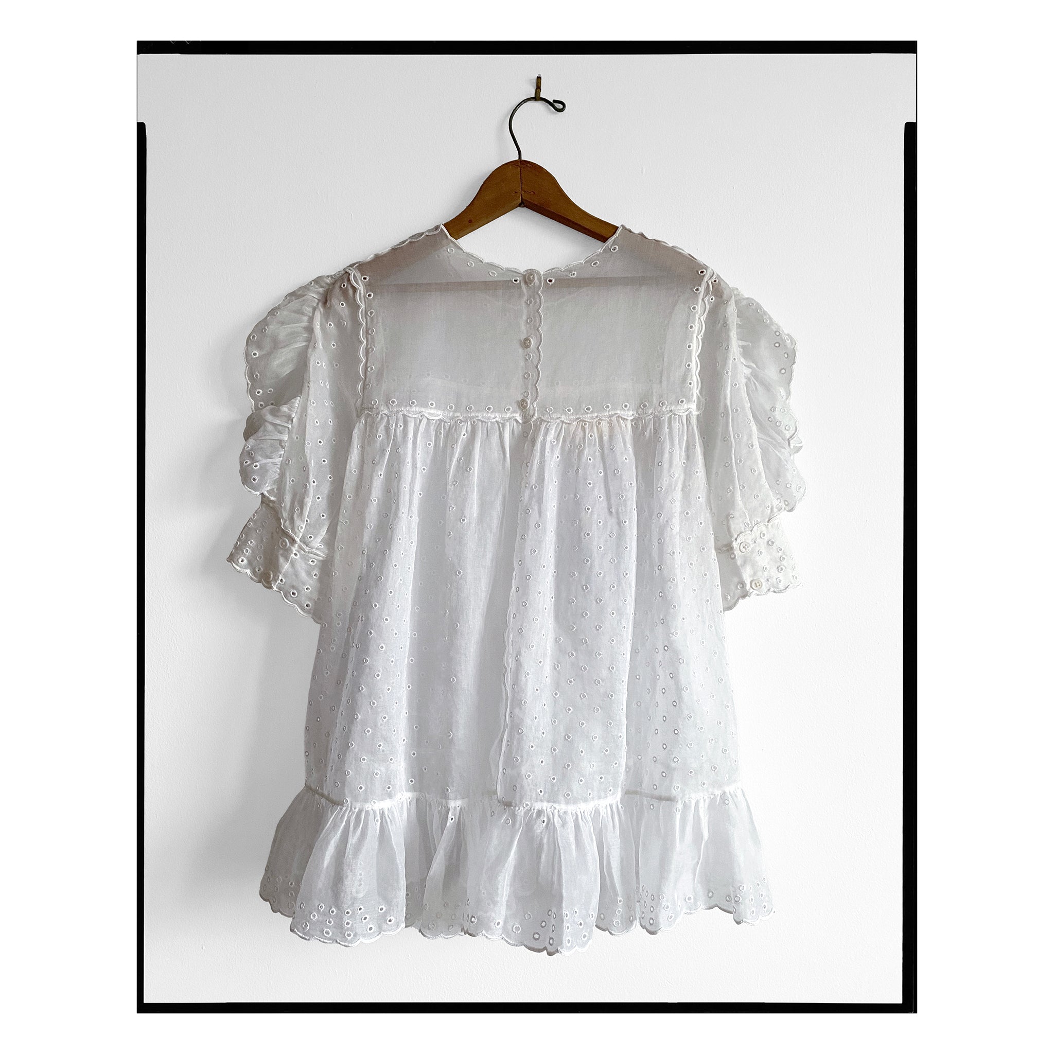 San Gallo Organdy Trapeze Top