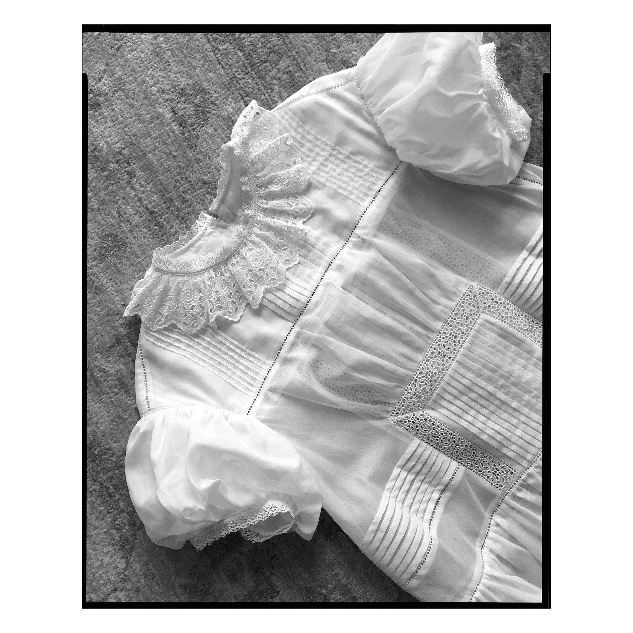 Ivory Broderie Anglaise Empire-inspired Top