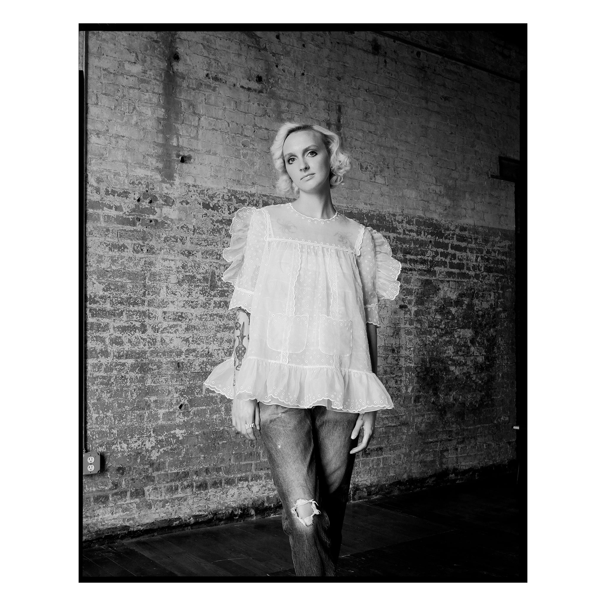 San Gallo Organdy Trapeze Top