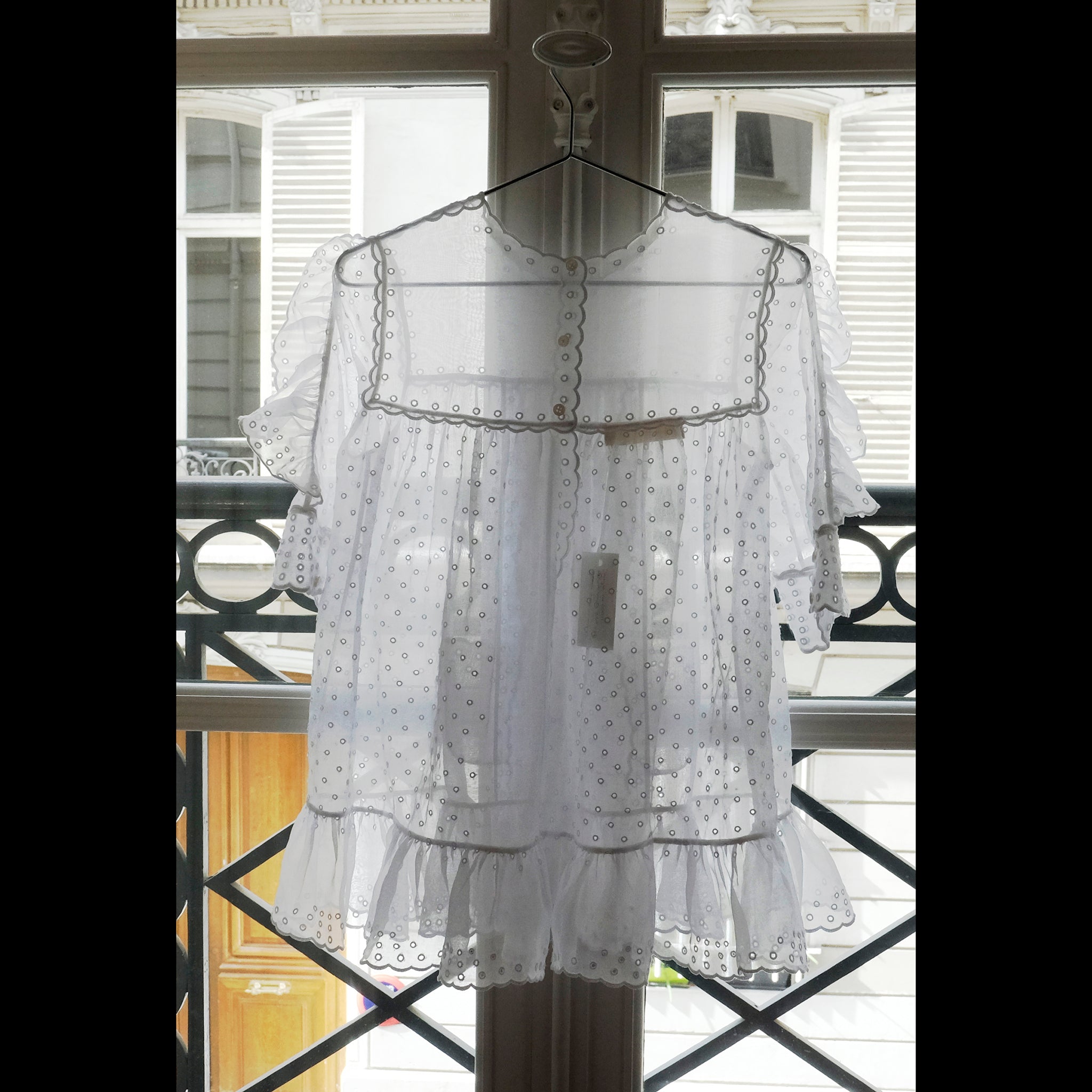 San Gallo Organdy Trapeze Top