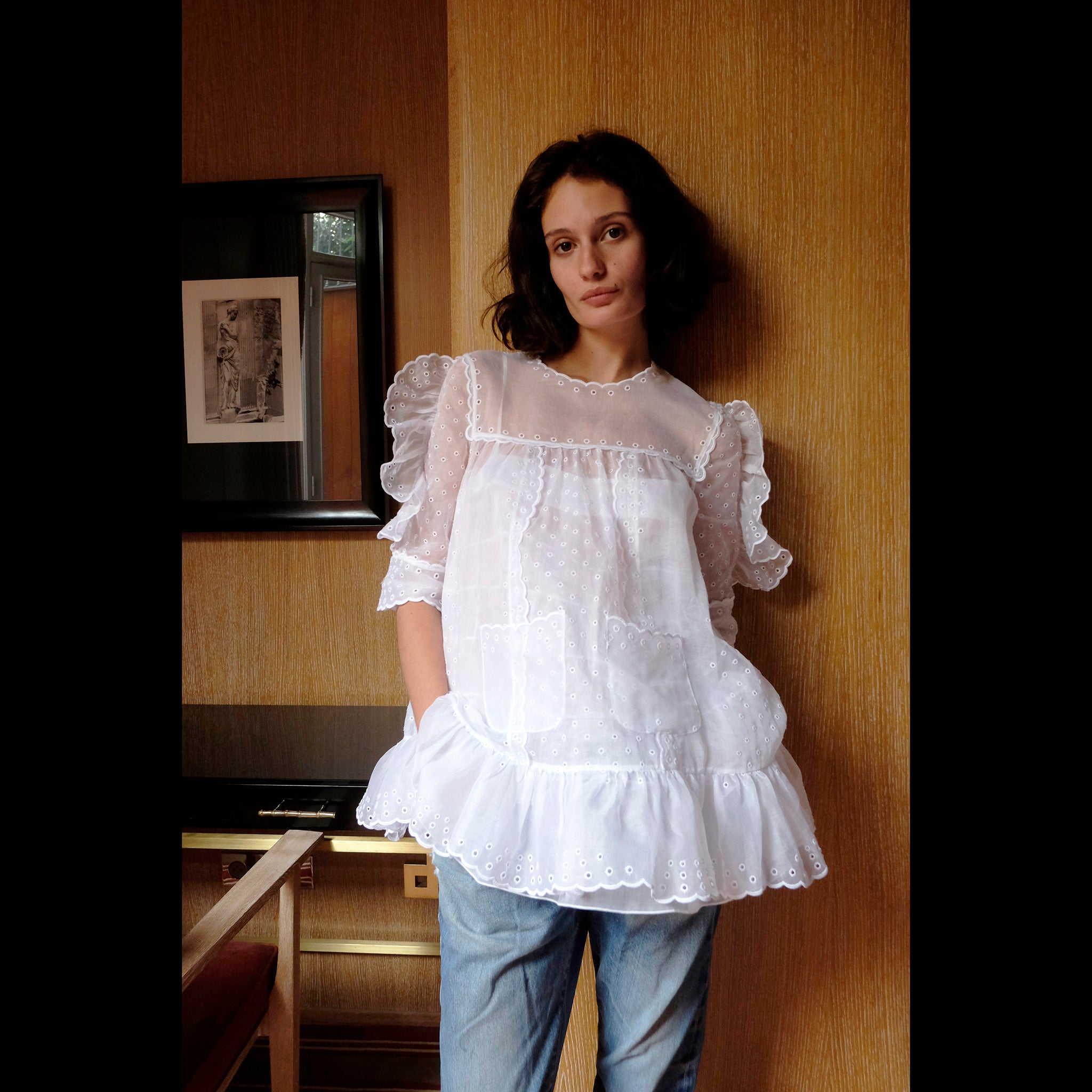 San Gallo Organdy Trapeze Top