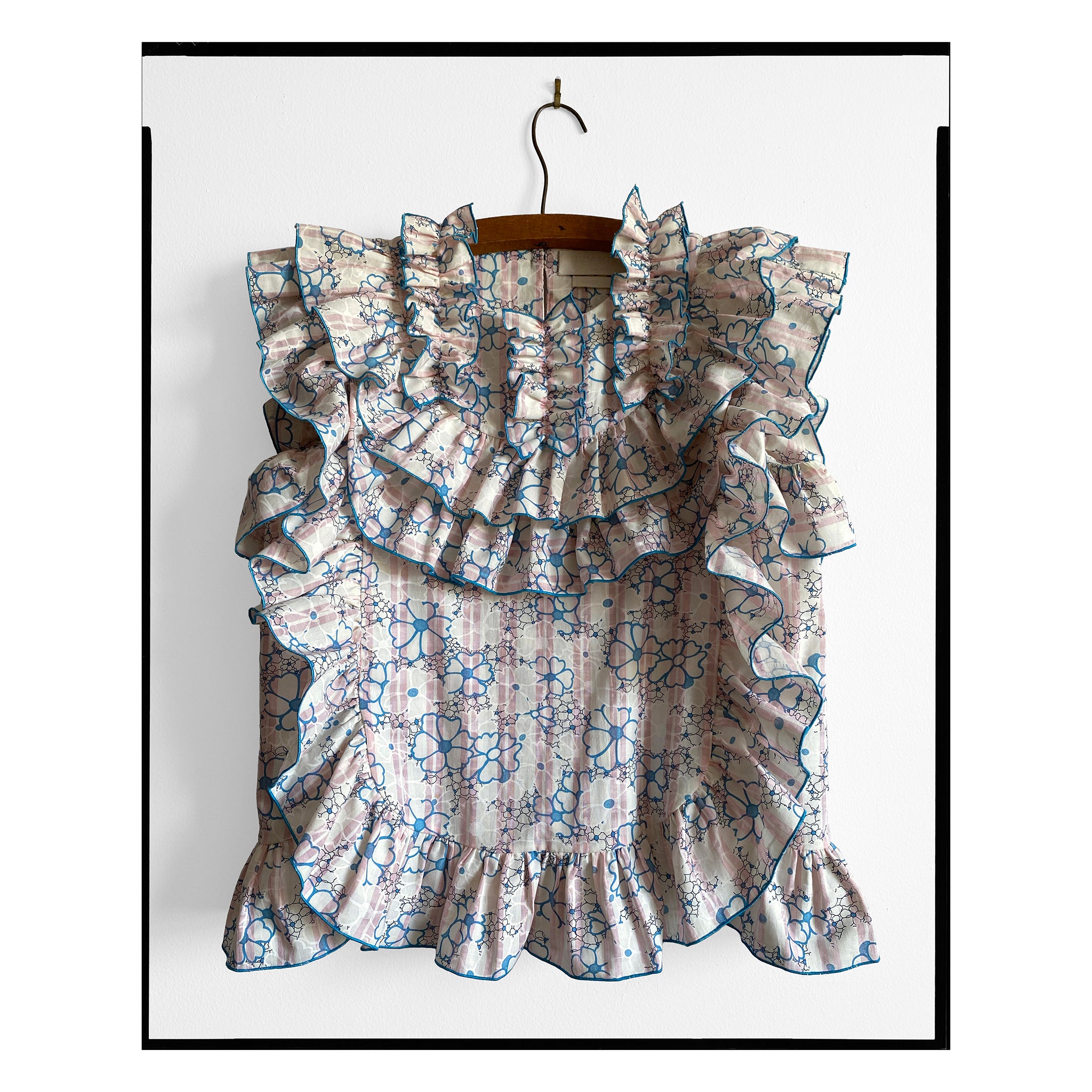 Daisy Ruffle Yoke Top