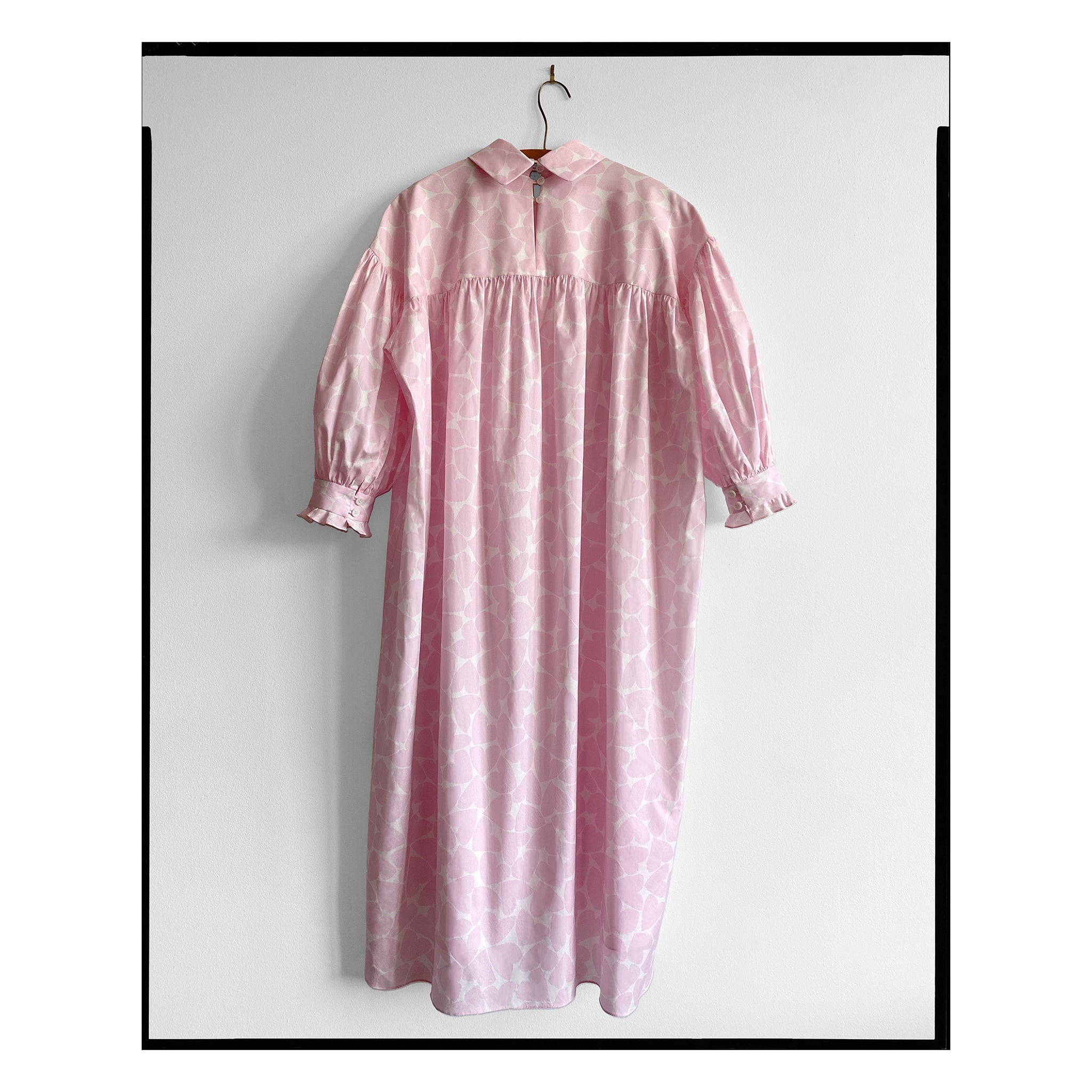 Heart Print Poplin Poet Dress