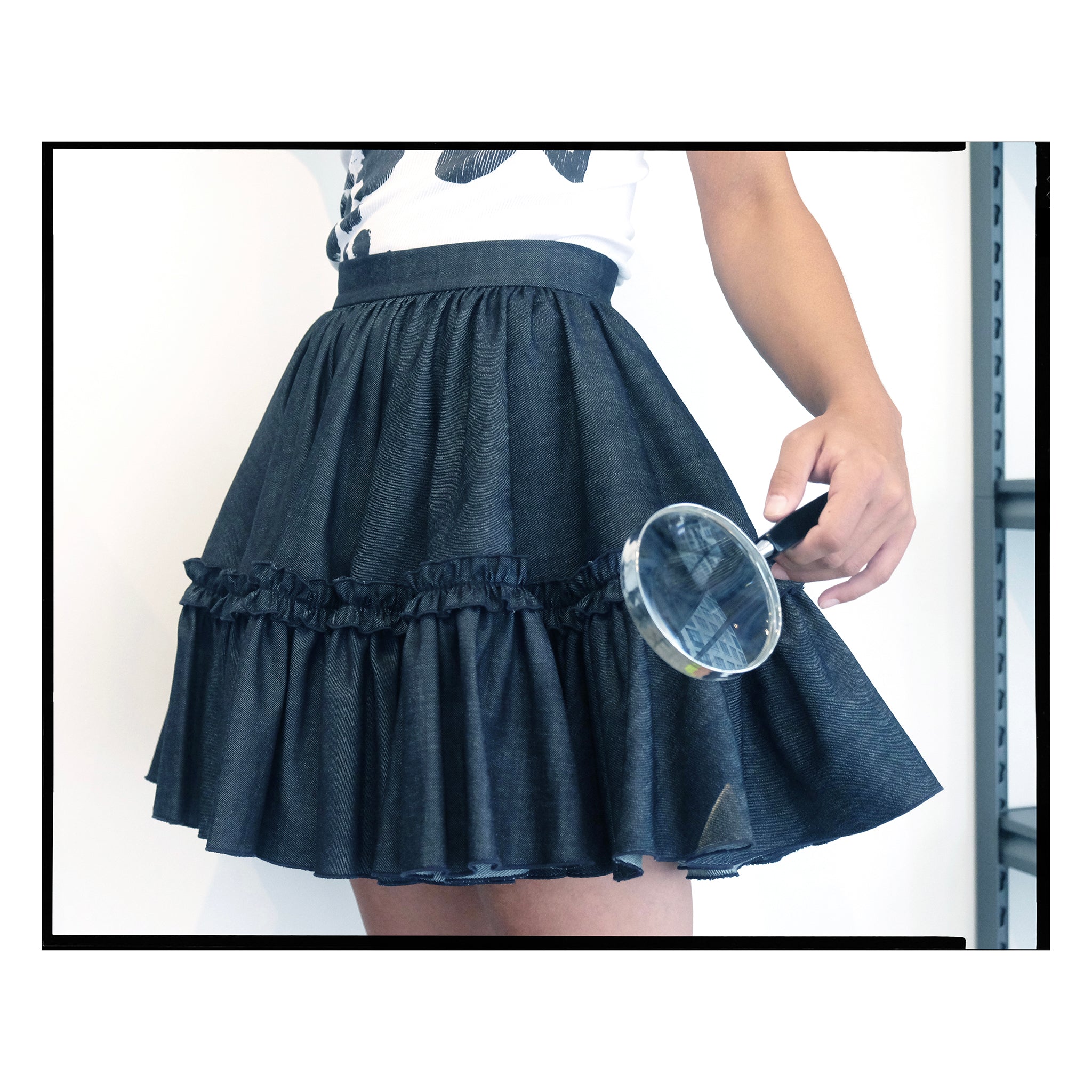 Denim Mini Skirt