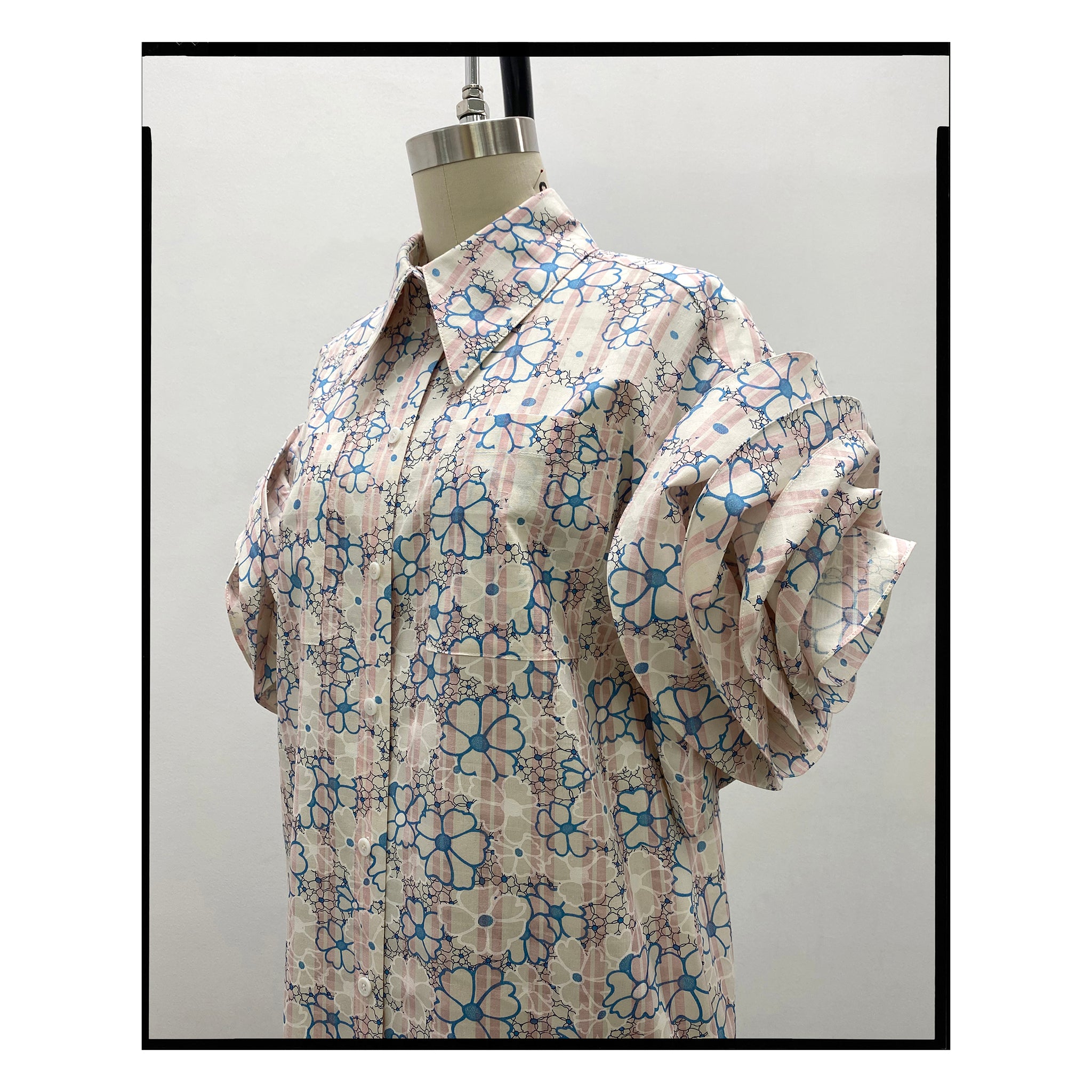 Daisy Rose Sleeve Shirtdress