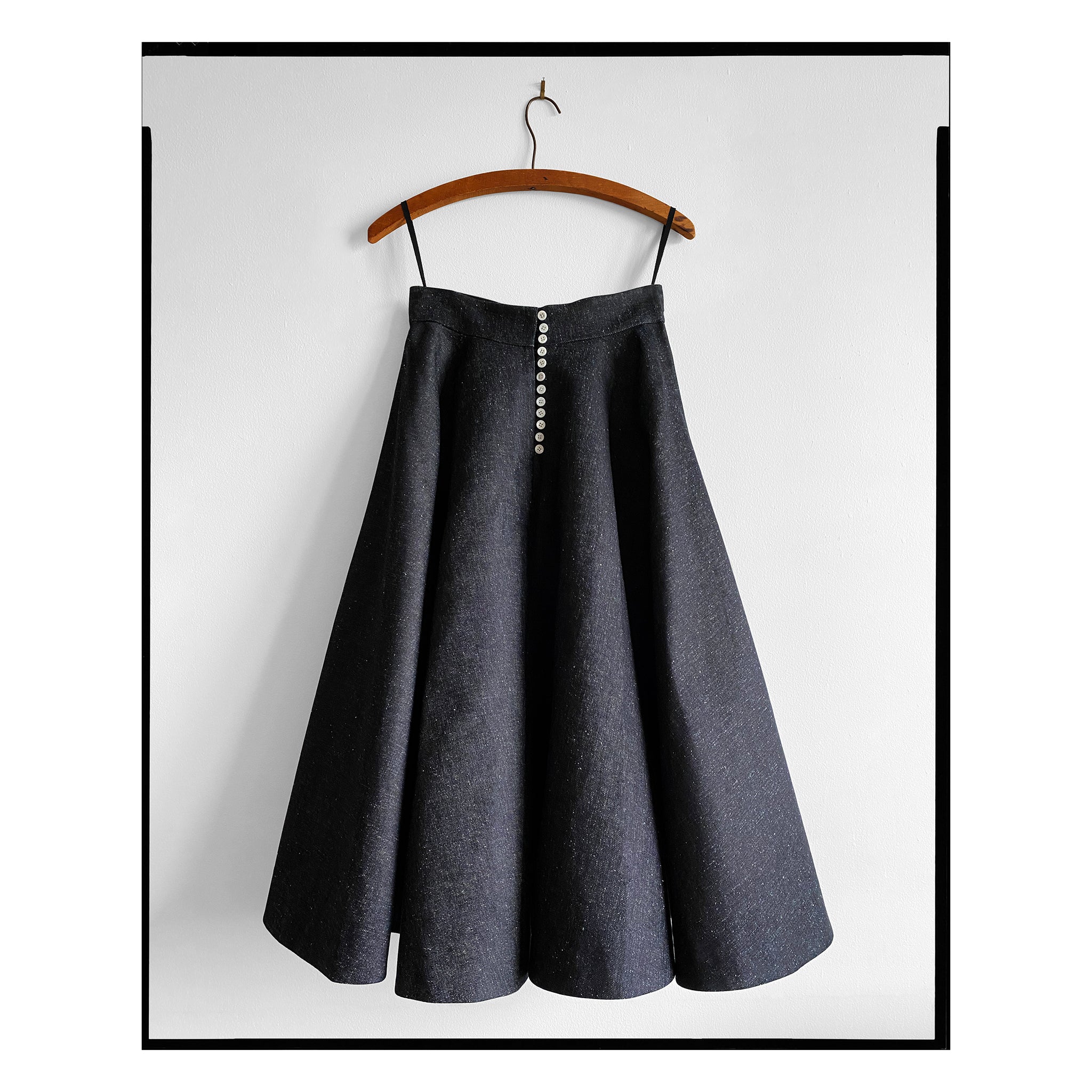 Denim Circle Skirt