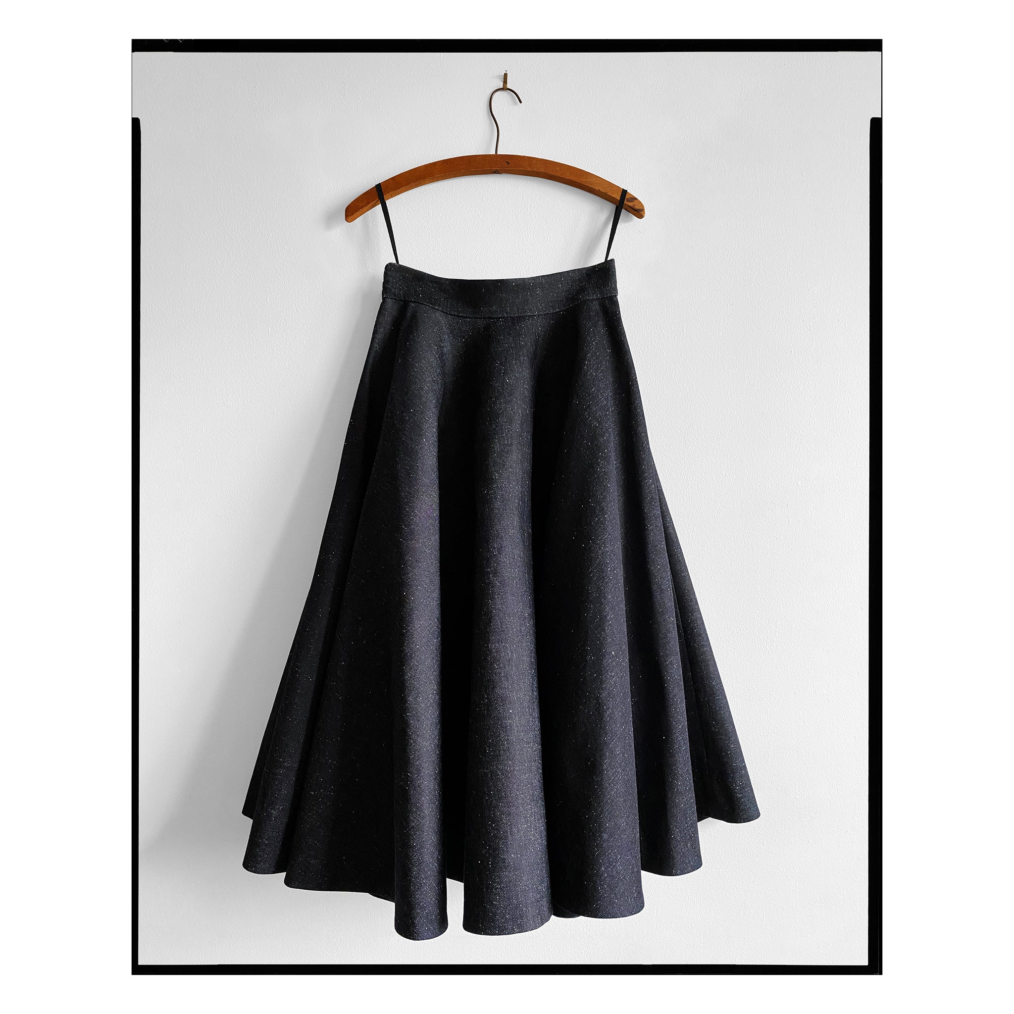Denim Circle Skirt