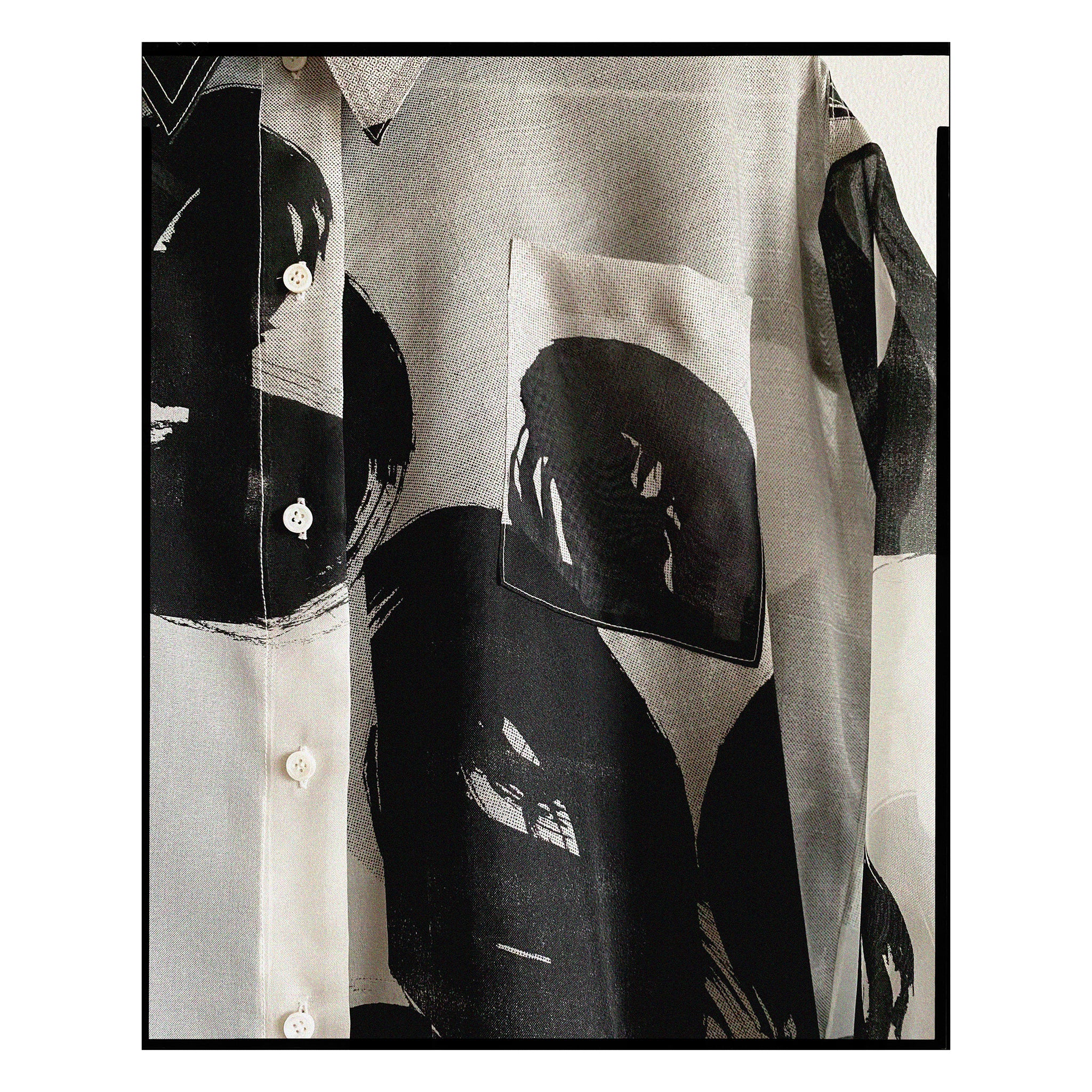 Oversize Floral Silk Marceline Trapeze Dress