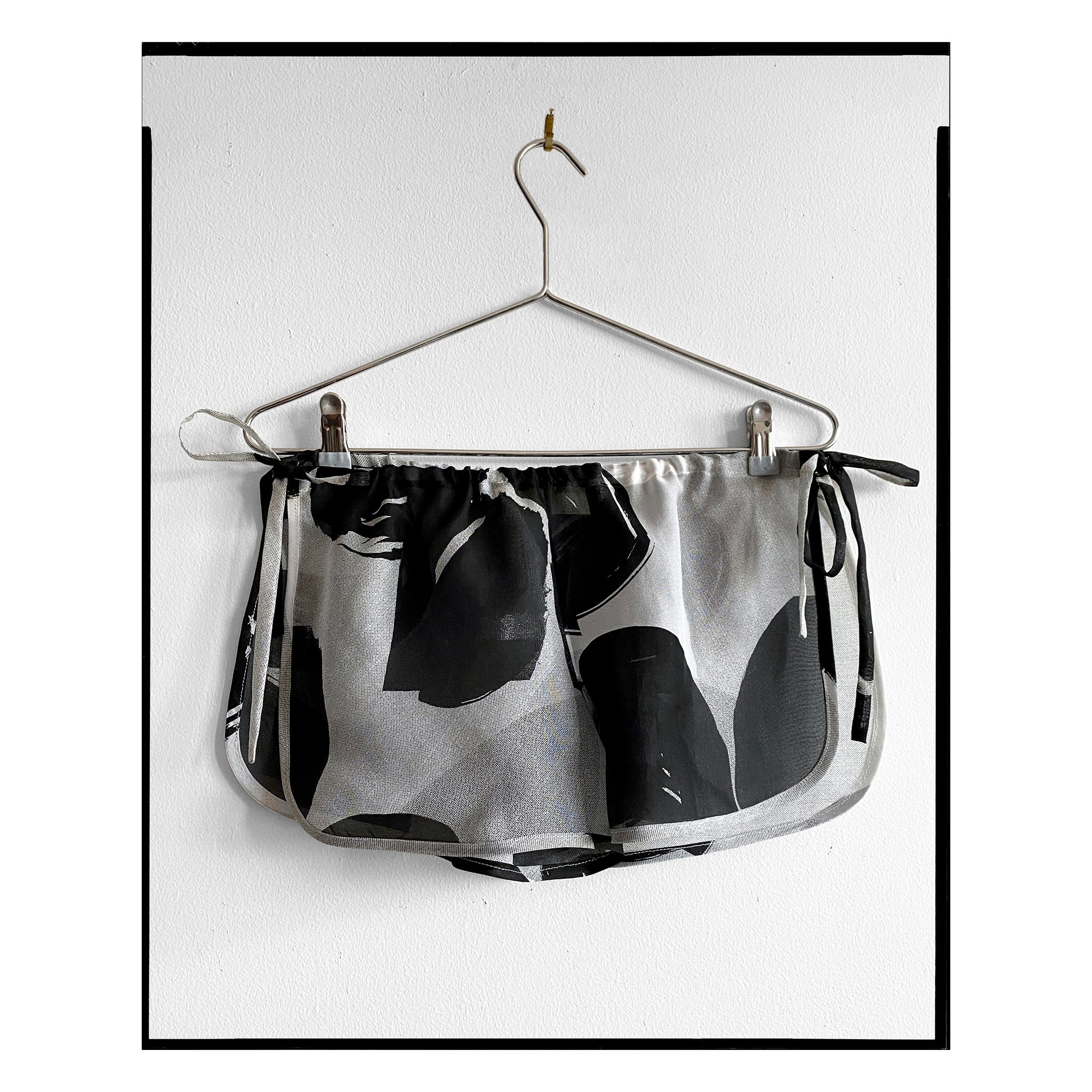 Oversize Floral Silk Marceline Wrap Shorts