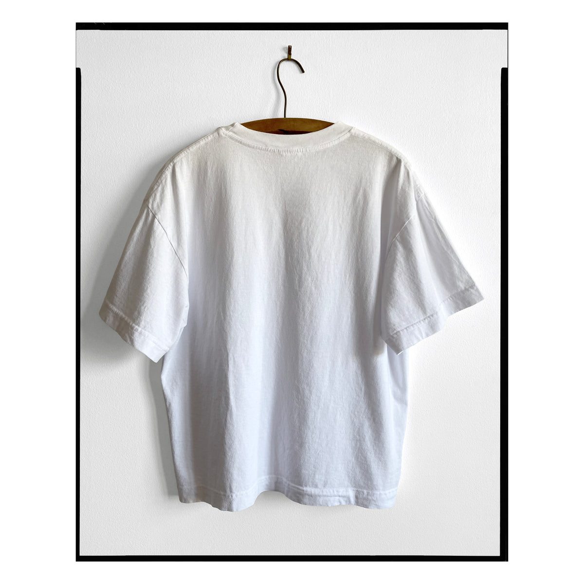 White Cotton Organdy Bow Tee