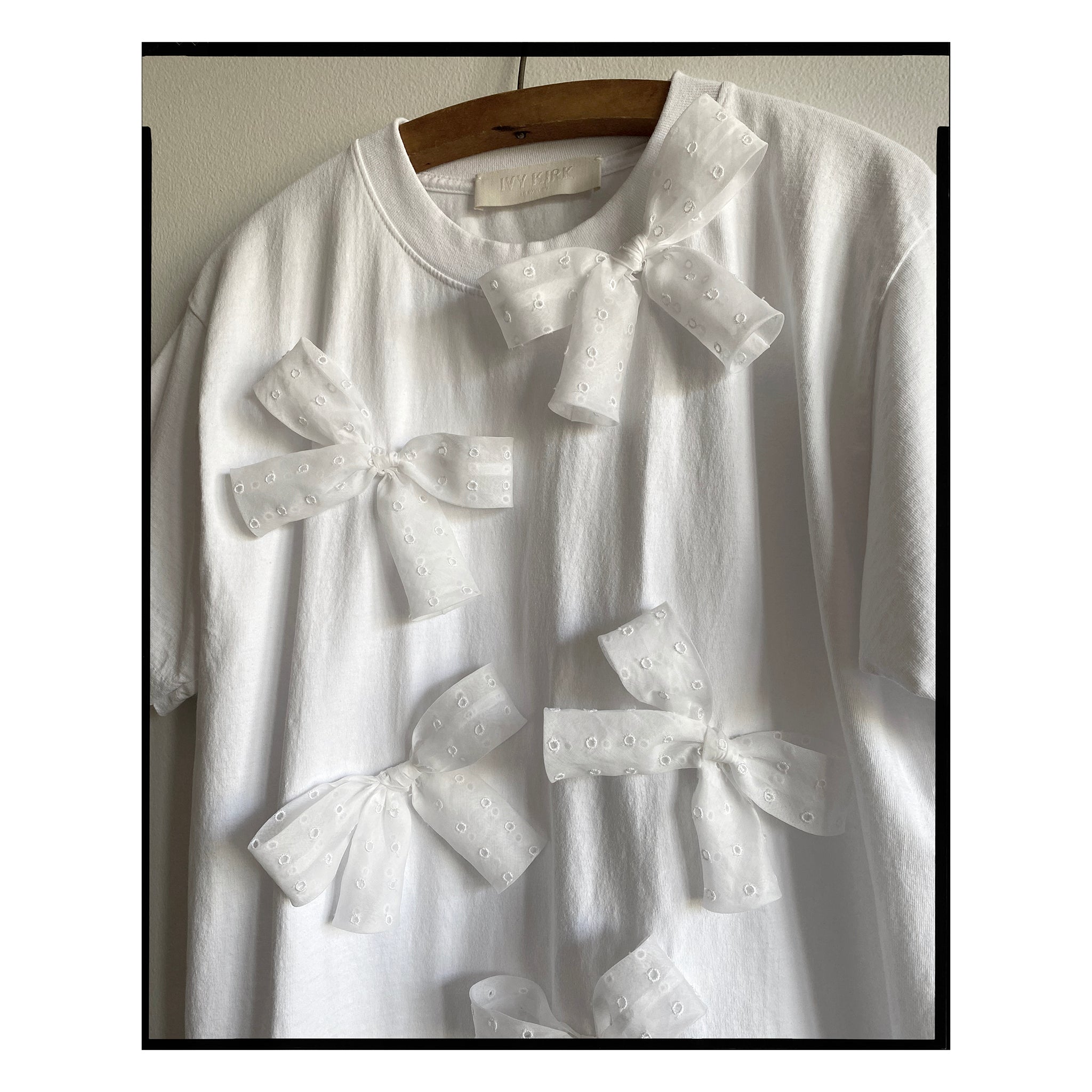 White San Gallo Bow Tee