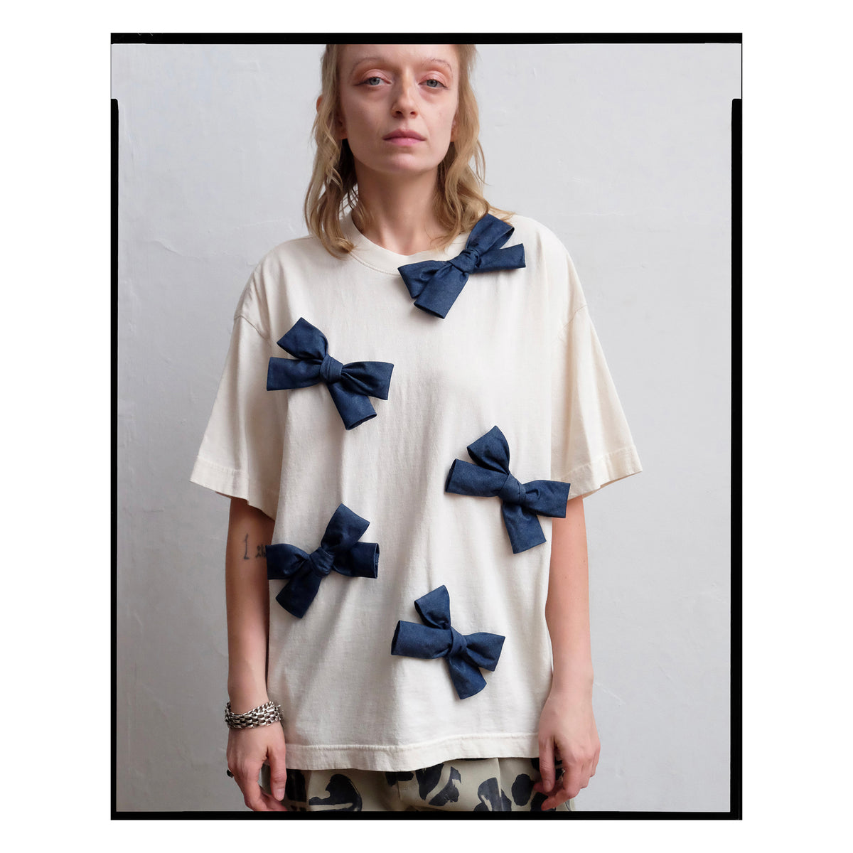 Denim Bow Tee