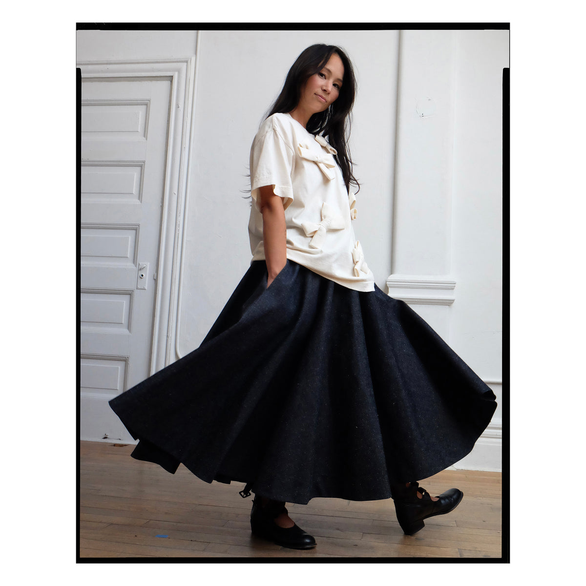 American Cotton Bow Tee