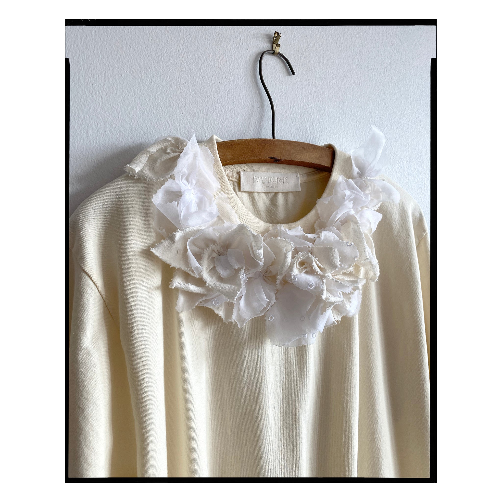 American Cotton Floral Embellished Tee