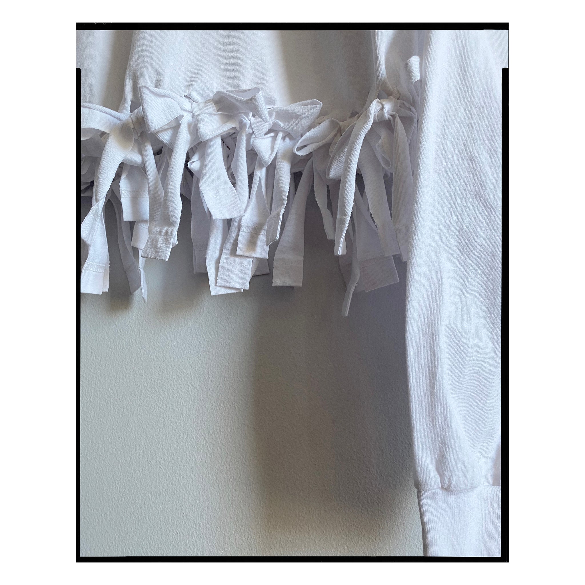White Tied Long Sleeve Tee