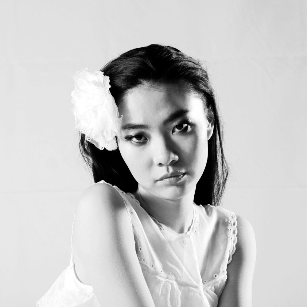 White San Gallo Organdy Unique Hair Clip