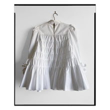 Load image into Gallery viewer, Poplin Ruffle Sleeve Trapeze Top
