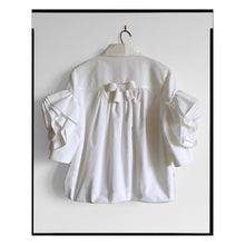 Load image into Gallery viewer, Poplin Bow Rosette Shirt
