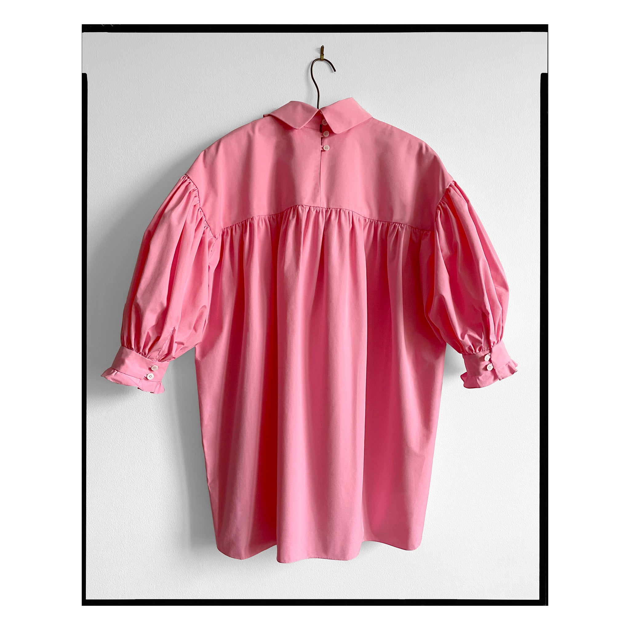 Pink Poplin Bow Tunic