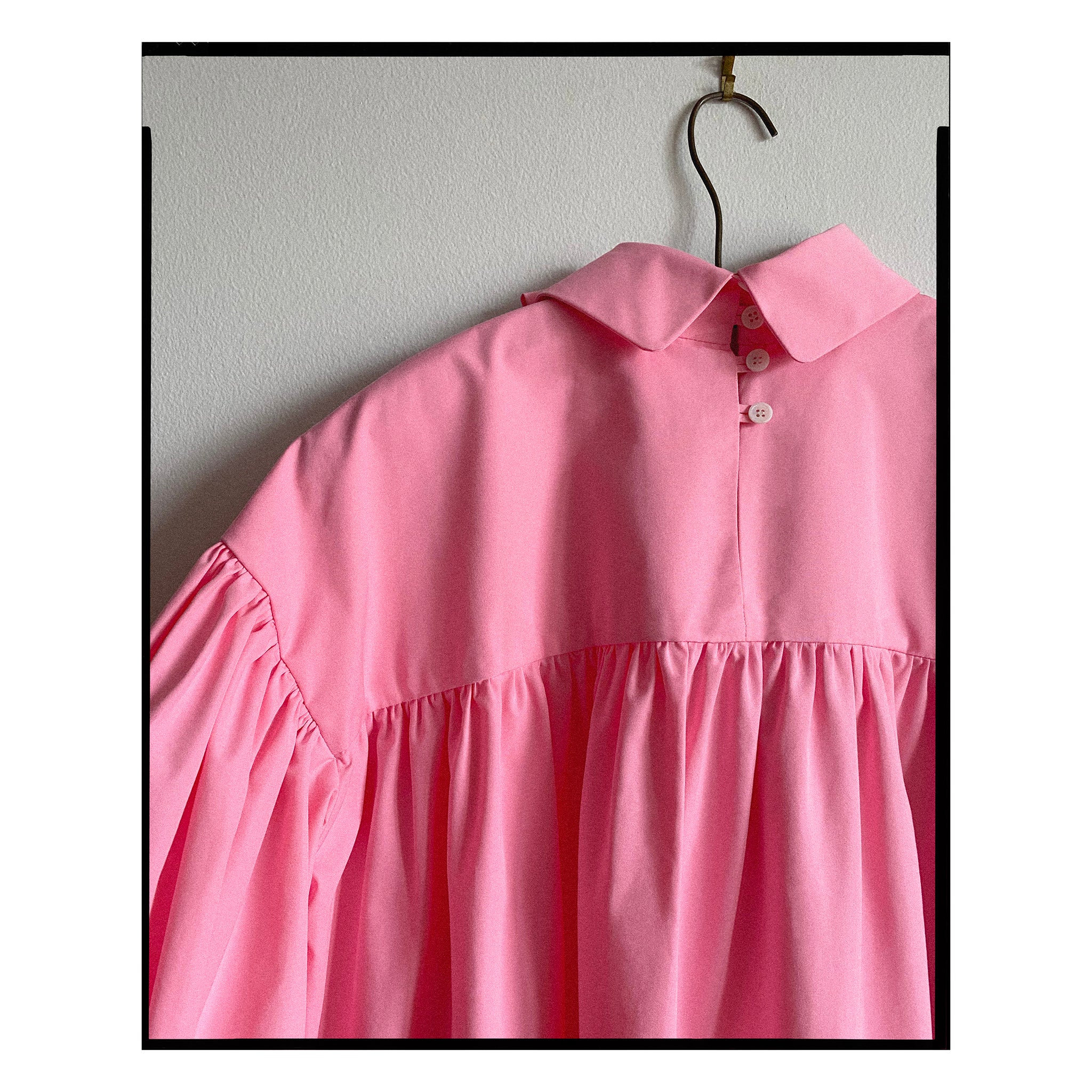 Pink Poplin Bow Tunic