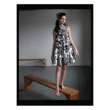 Load image into Gallery viewer, Floral Tiered Trapeze Dress
