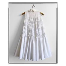 Load image into Gallery viewer, Tiered Sleeveless Trapeze Dress
