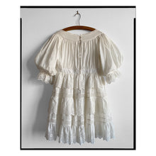 Load image into Gallery viewer, Broderie Anglaise Wench Flared Dress
