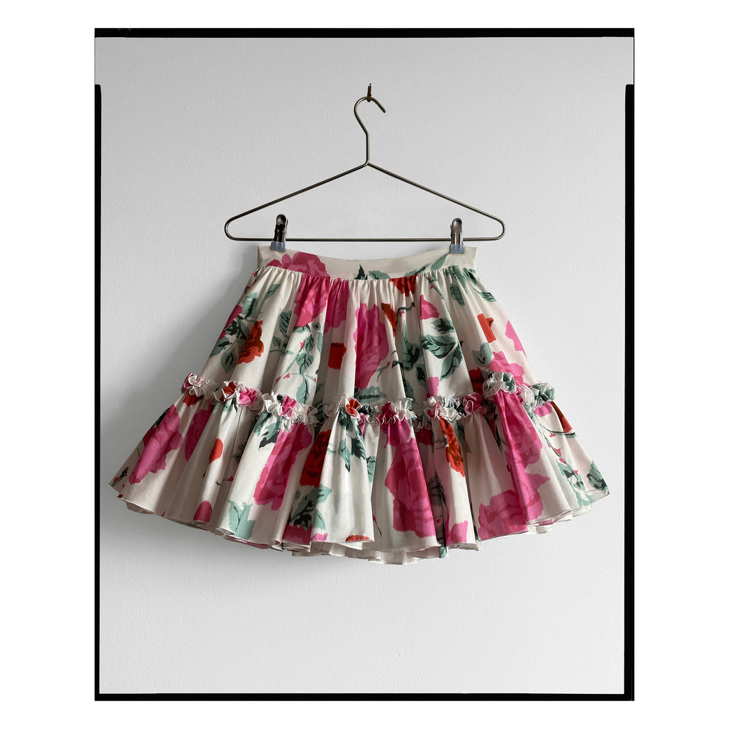 Archival Rose Mini Skirt