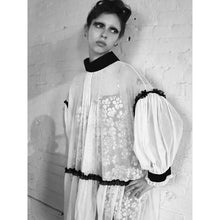 Load image into Gallery viewer, White Organic Cotton Tulle Tunic Dress
