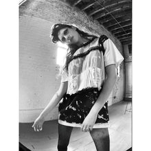 Load image into Gallery viewer, White Organic Cotton Tulle Crop Top
