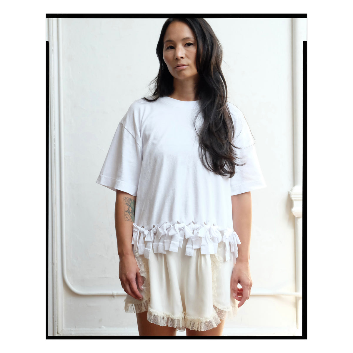 White Tied Tee
