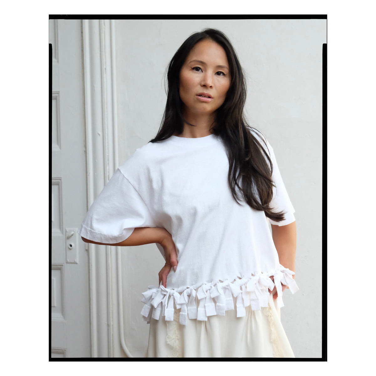 White Tied Tee