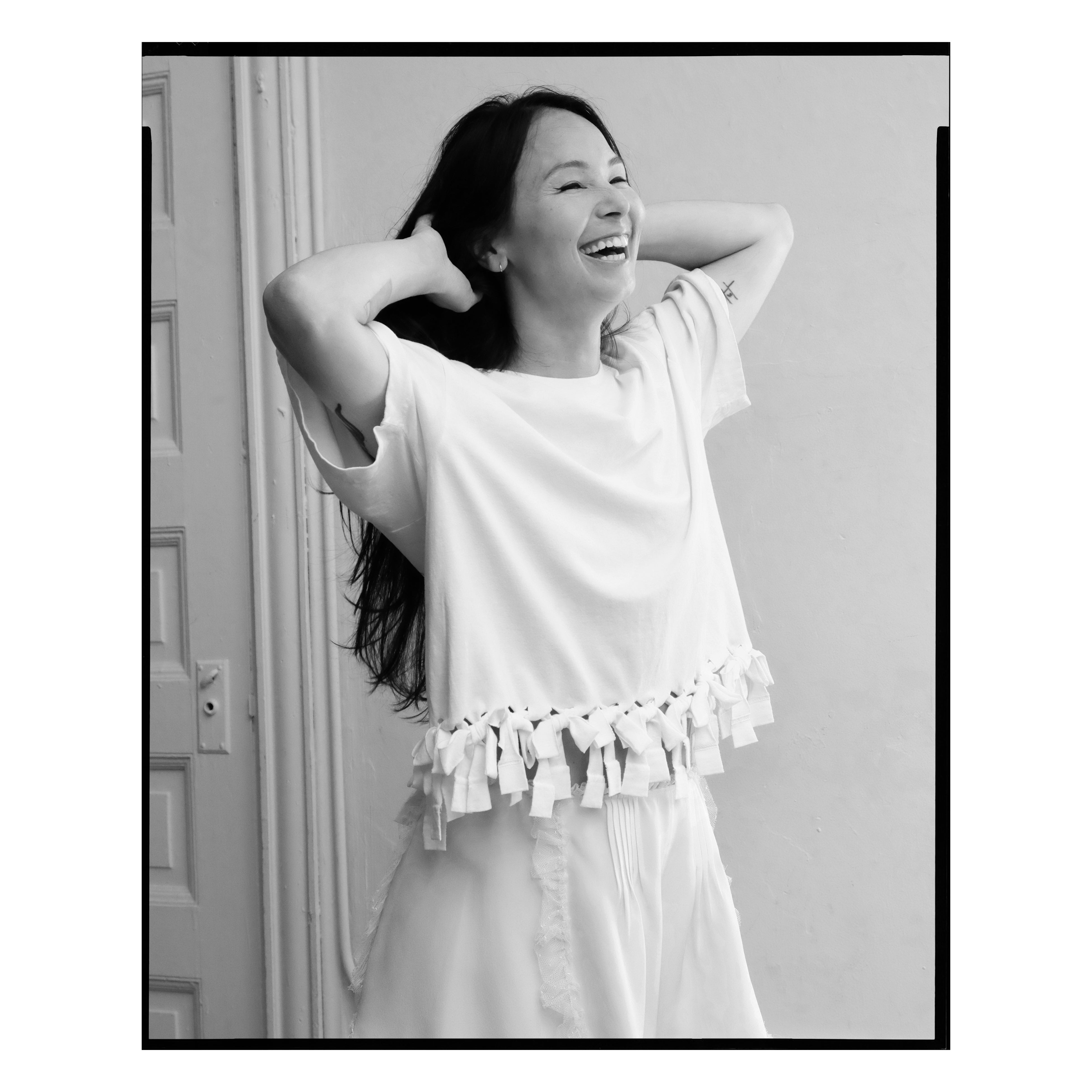 White Tied Tee