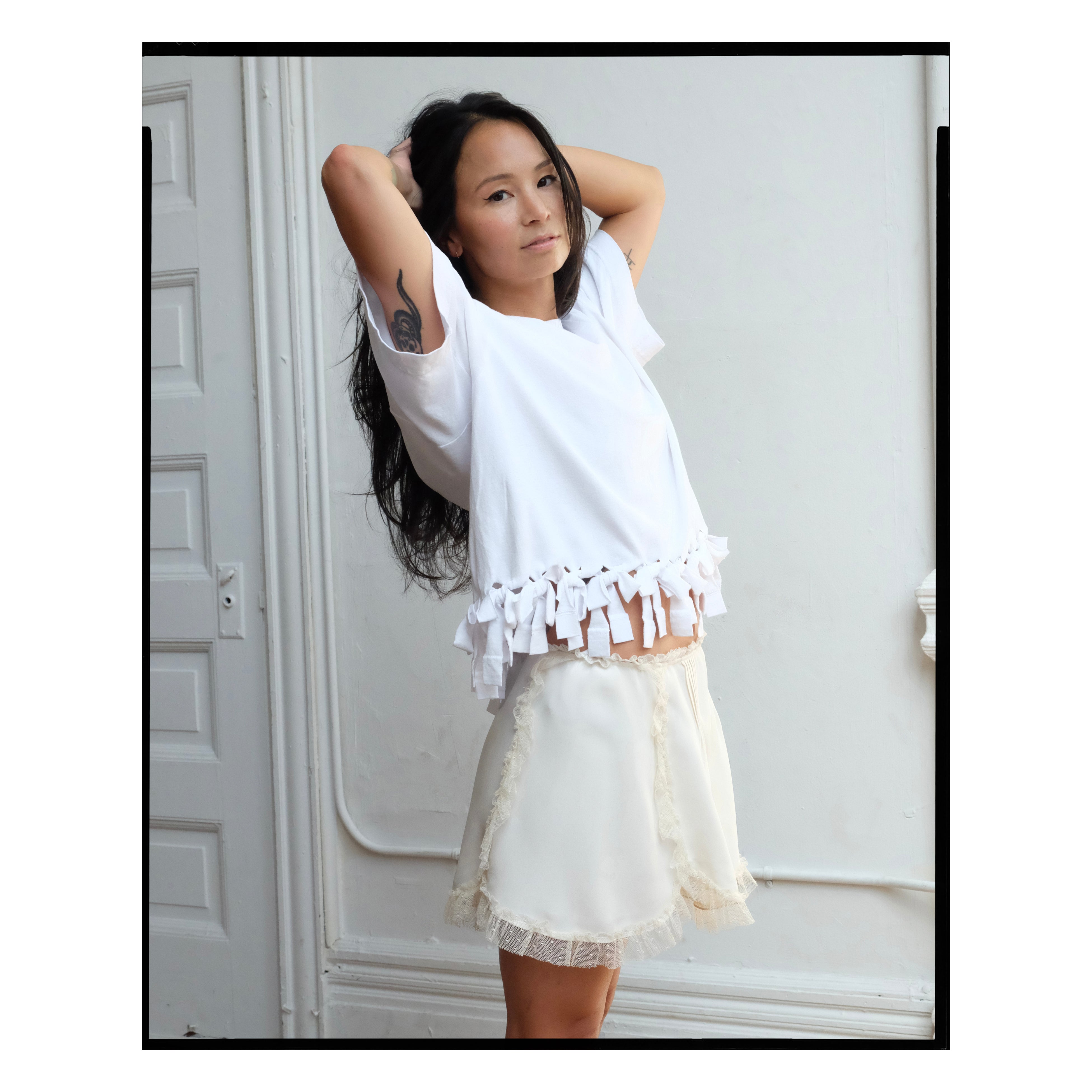 White Tied Tee