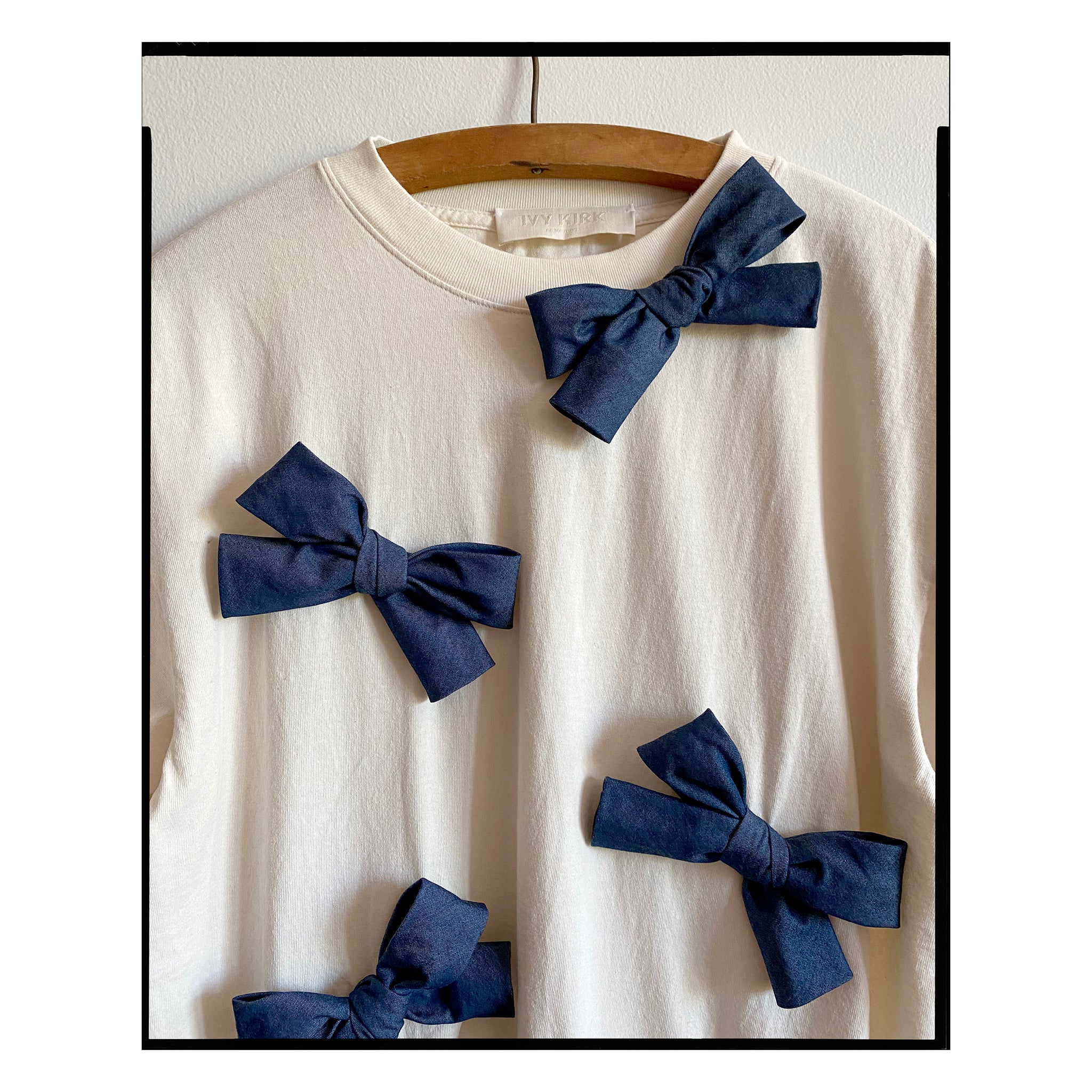 Denim Bow Tee