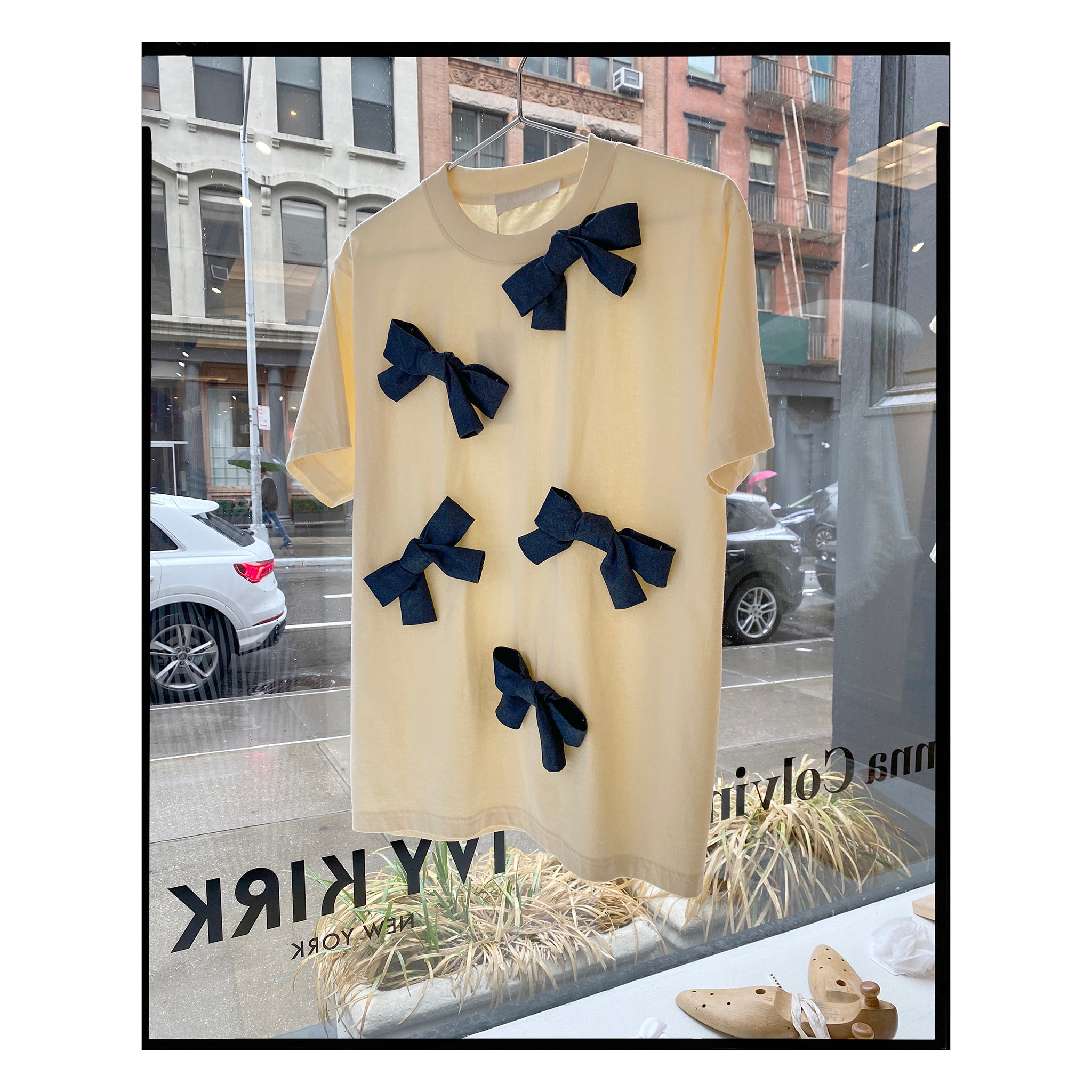 Denim Bow Tee