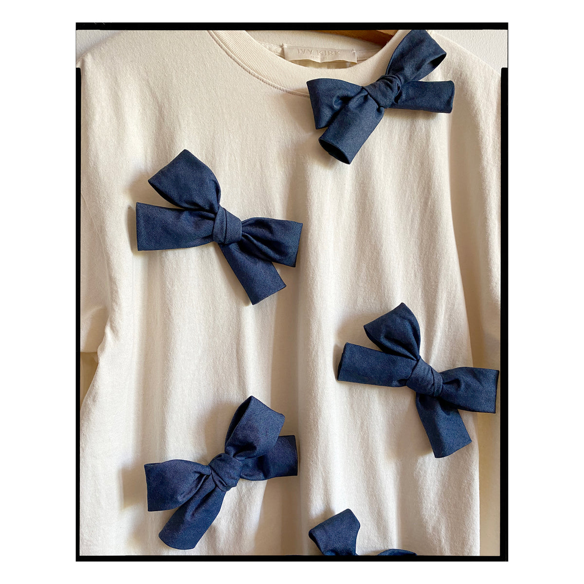 Denim Bow Tee