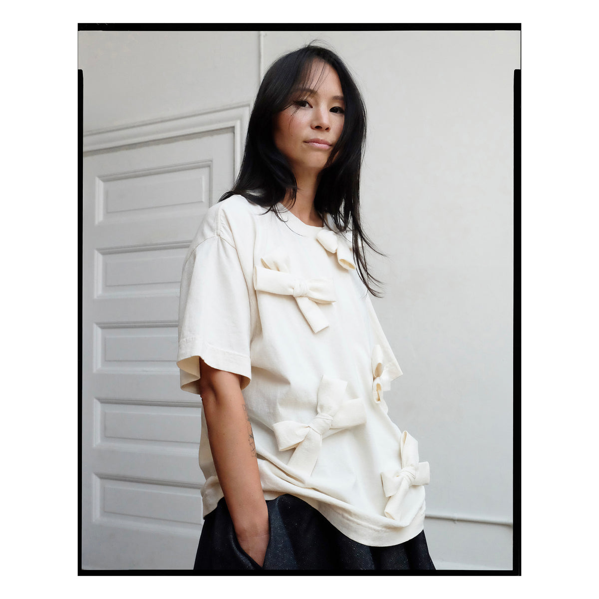 American Cotton Bow Tee