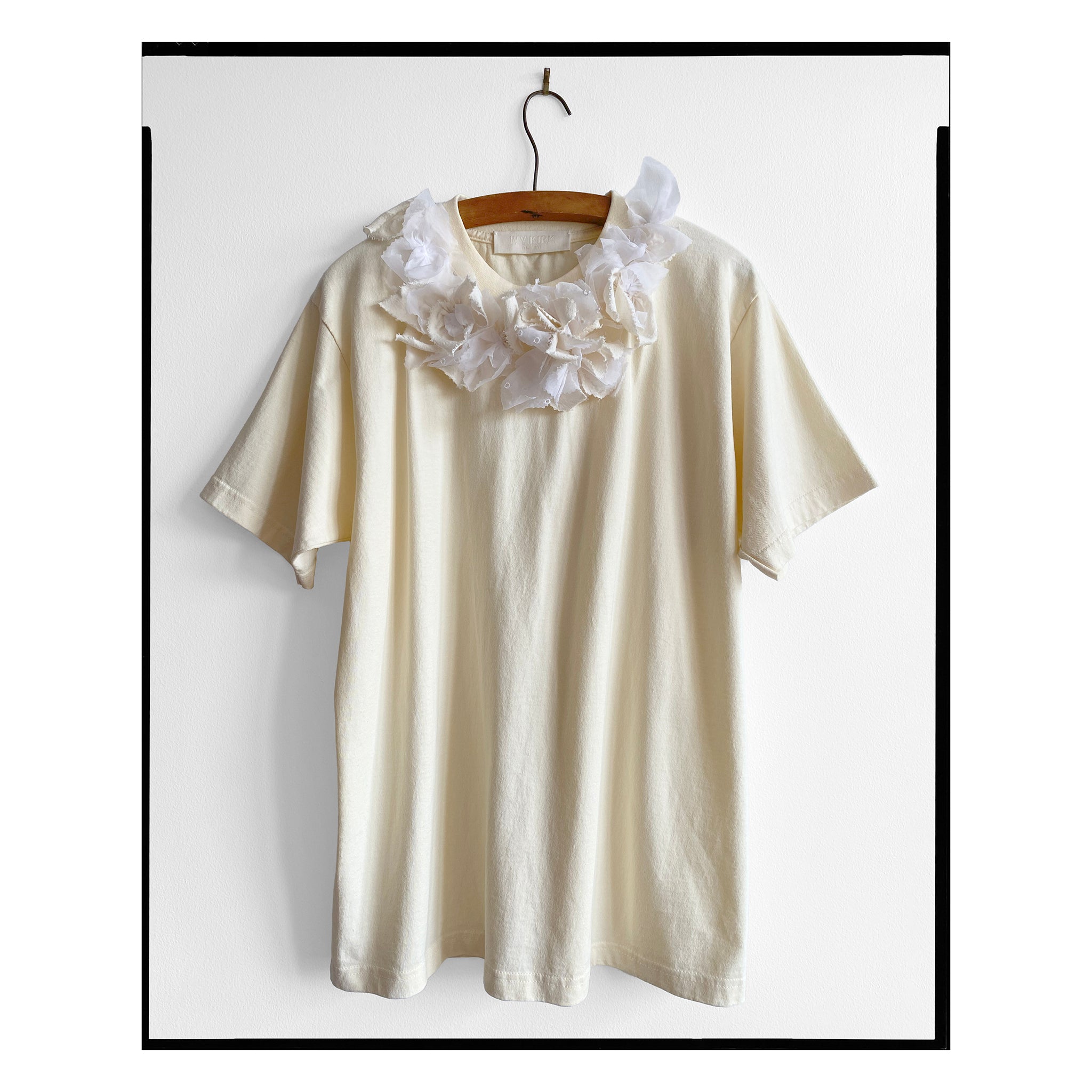 American Cotton Floral Embellished Tee