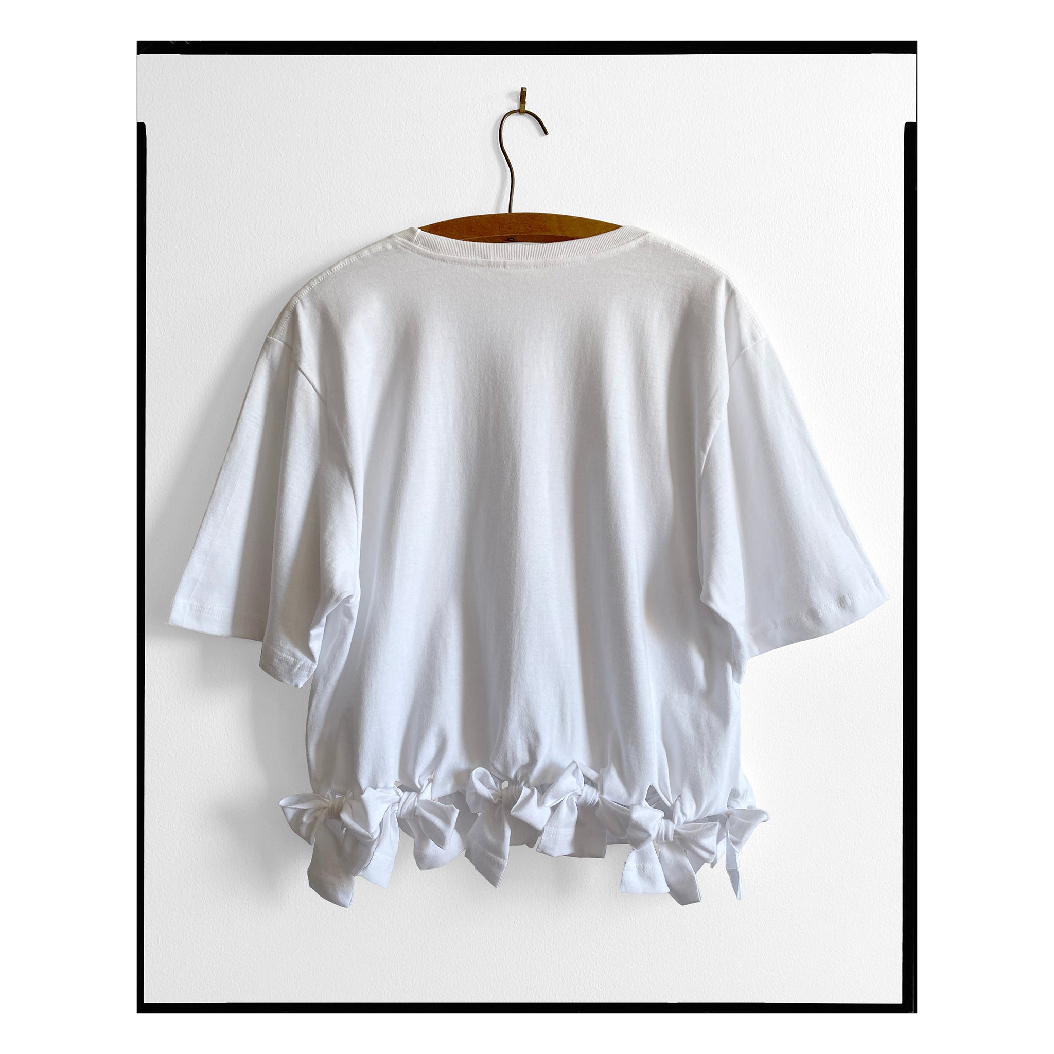 White Tied Pocket Tee