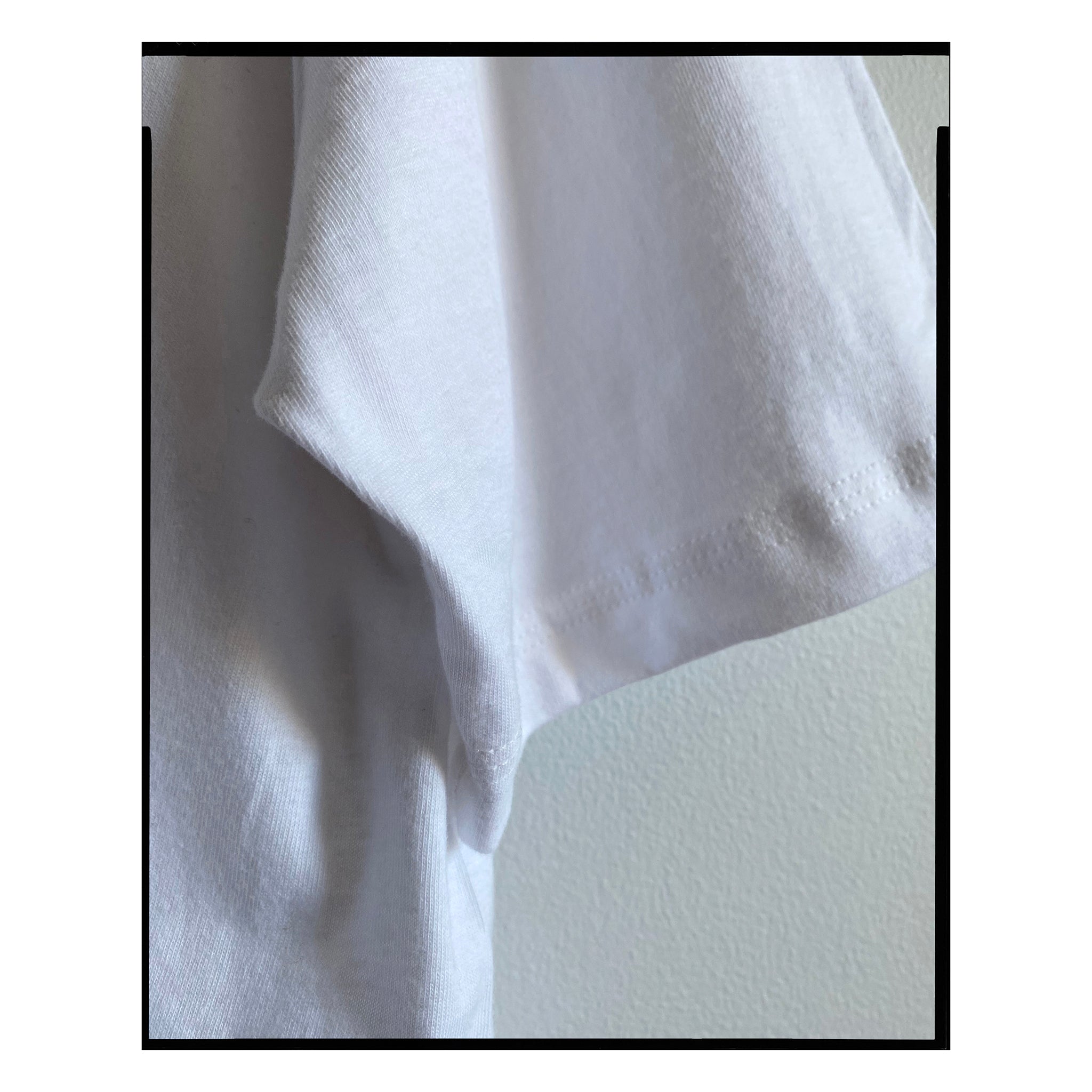 White Tied Pocket Tee