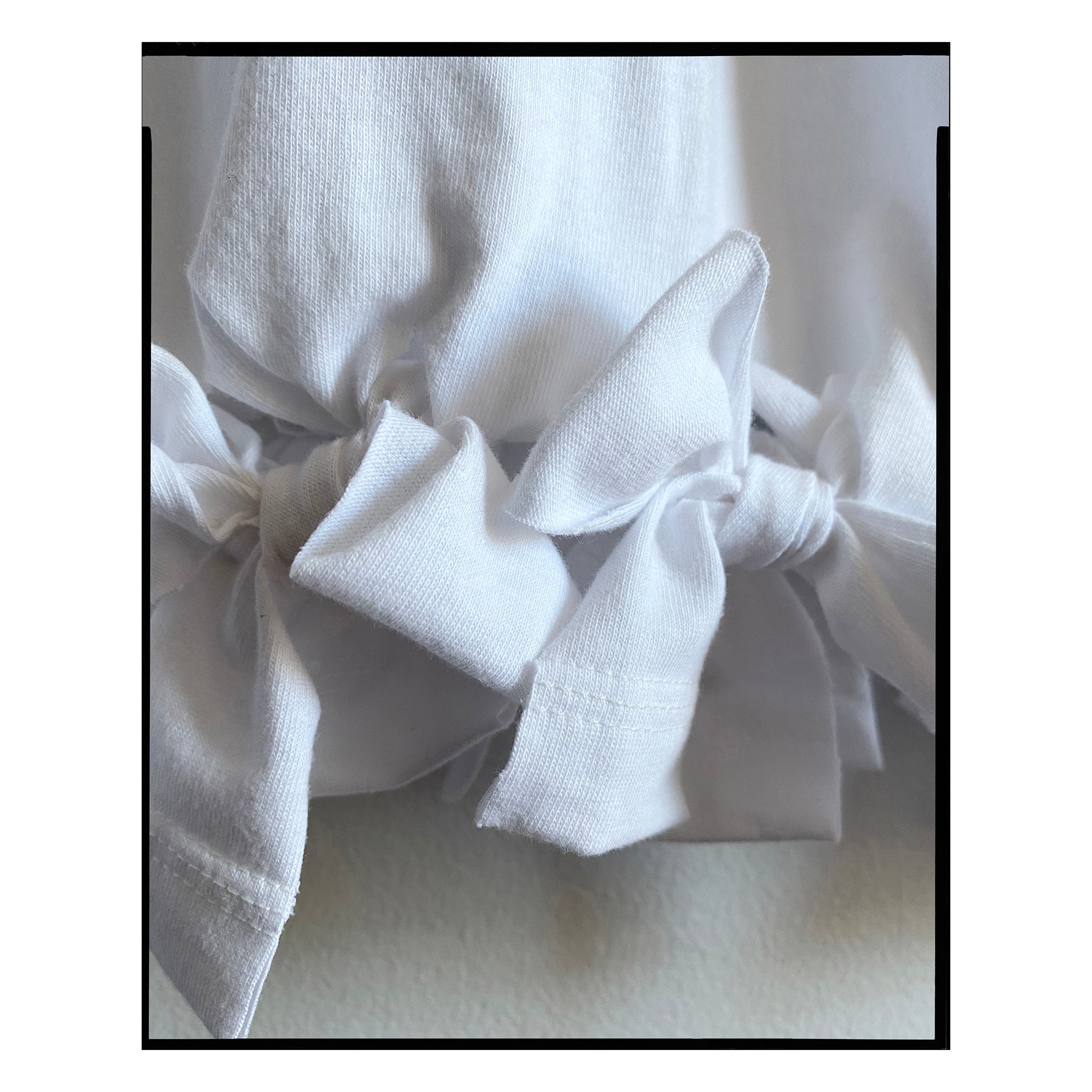 White Tied Pocket Tee