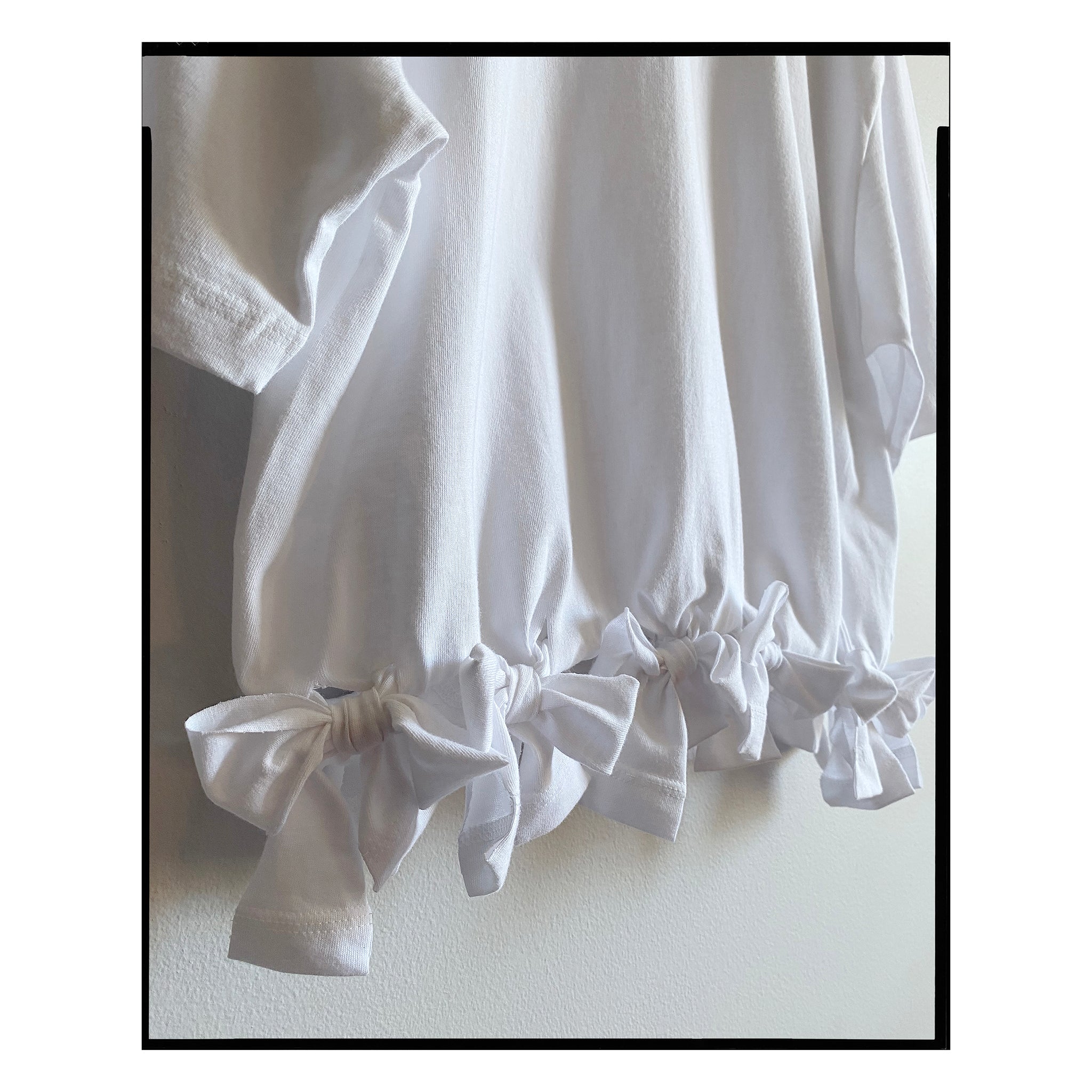 White Tied Pocket Tee