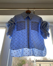 Load image into Gallery viewer, Special Order Clip Dot Rosette Sleeve Shirt (As seen on AJLT)
