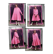 Load image into Gallery viewer, PINK POPLIN TRAPEZE DRESS
